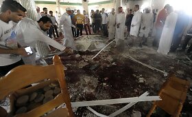Saudo Arabijos &scaron;iitų mečetėje pamaldų metu susisprogdino mirtininkas