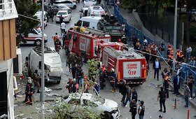 Stambule &ndash; galingas sprogimas prie policijos nuovados