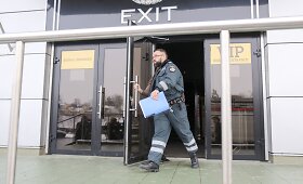 Klube &bdquo;Exit&ldquo; įvestas planas &bdquo;skydas&ldquo;