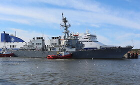 JAV karinis laivas &bdquo;USS Donald Cook&ldquo; Klaipėdoje