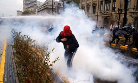 Studentų protestas Čilėje