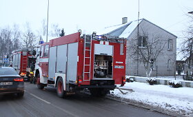 Gaisras Tauragėje