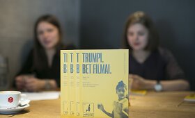 Vilniaus tarptautinio trumpųjų filmų festivalio spaudos konferencija.