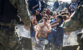 Makedonijoje sulaikyti migrantai, kurie nėra karo pabėgėliai