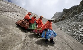 Bolivietės alpinistės
