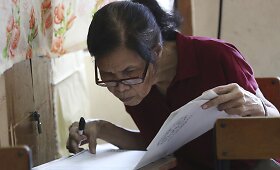 Filipinuose vykstantys prezidento rinkimai