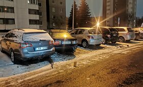 Panevėžyje ie&scaron;komas penkis automobilius apdaužęs ir pasprukęs vairuotojas