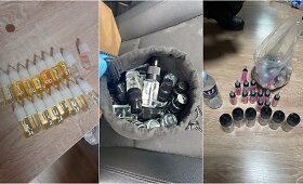 Kratų metu rastas ir paimtas elektroninių cigarečių skystis, sumai&scaron;ytas su psichotropinėmis medžiagomis