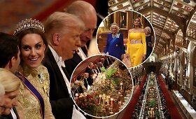 Donaldo Trumpo vizito proga &ndash; valstybinis banketas Vindzoro pilyje