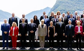 Ingrida &Scaron;imonytė Ukrainos atstatymo konferencijoje Lugane