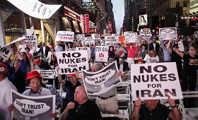 Niujorke protestai dėl susitarimo su Iranu