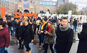 Rimvydas &Scaron;irvinskas-Makalius 26-ąjį gimtadienį sutiko Amsterdame