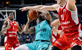 LKL rungtynės: "Wolves" - Mažeikių "M Basket"