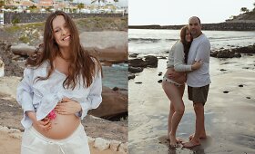 Ieva Zasimauskaitė su vyru Simu Grabausku laukiasi pirmagimio