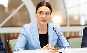 Lietuvos &scaron;vietimo sporto ir mokslo ministerijos spaudos konferencija dėl valstybinių brandos egzaminų