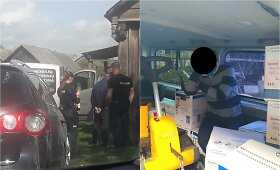 Žaibi&scaron;ka operacija Kėdainių rajone &ndash; sulaikyti stambių vagysčių Latvijoje vykdytojai