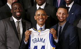 Barackas Obama pasveikino NBA čempionus