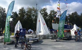 &bdquo;Gero vėjo klubo&ldquo; stendas Vilniaus sporto festivalyje