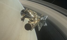 Erdvėlaivis &bdquo;Cassini&ldquo; baigia savo misiją