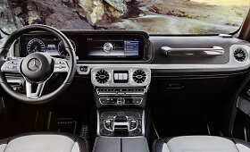 Naujojo &bdquo;Mercedes-Benz&ldquo; G klasės visureigio interjeras