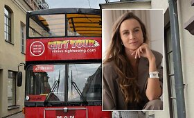Ermita Gedutė užfiksavo autobuso apgadintą balkoną