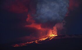 I&scaron;siveržė Galapagų salyne esantis ugnikalnis