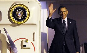 JAV prezidentas Barackas Obama atvyko į Briuselį