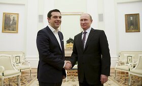 Graikijos premjeras Aleksis Cipras susitiko su Rusijos prezidentu Vladimiru Putinu