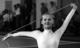 Geriausia visų laikų Lietuvos gimnastė Dalia Kutkaitė 