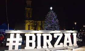 Biržų Kalėdų eglės įžiebimas
