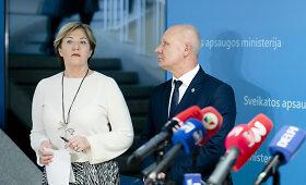 Spaudos konferencija apie koronavirusą Italijoje