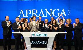 Darius Mockus ir &bdquo;Aprangos&rdquo; grupė pradėjo &bdquo;Nasdaq&ldquo; biržos sesiją Niujorke