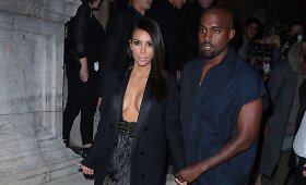 Kim Kardashian ir Kanye Westas Paryžiaus mados savaitėje