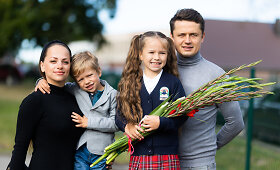Inetos ir Ąžuolo Žvagulių dukra Barbora &ndash; pirmokė