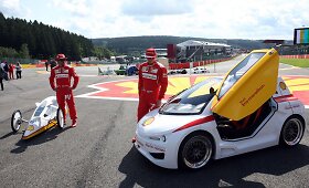 &bdquo;Formulės-1&ldquo; pilotai atvyko į Belgijos lenktynių trasą