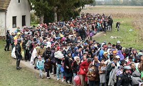 Migrantų kelionė per Slovėniją