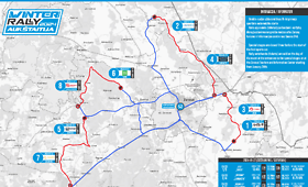 2024 m. &bdquo;Winter Rally Auk&scaron;taitija&ldquo; žemėlapiai