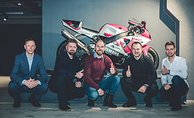 &bdquo;Baltic Motorcycle Driving Academy&ldquo; komandos susitikimas senovinių automobilių ir motociklų muziejuje.