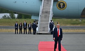 Pamatykite: Putino ir Trumpo susitikimas Aliaskoje