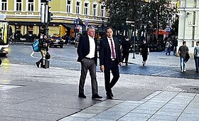 Waldemaras Tomaszevskis po susitikimo su LSDP