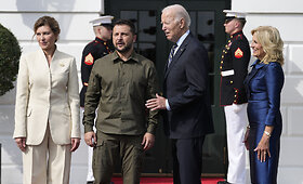 Ukrainos prezidentas V.Zelenskis susitinka su JAV prezidentu J.Bidenu Baltuosiuose rūmuose
