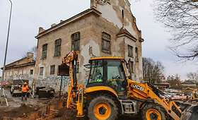 Pradedamos komplekso &bdquo;Vilniaus Džiazas&ldquo; statybos Senamiestyje