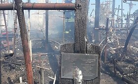 Gaisras Kryžių kalne
