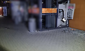 Alytuje susprogdintas bankomatas