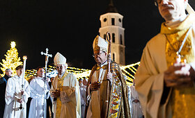 Kūčių naktį - Piemenėlių Mi&scaron;ios Vilniaus arkikatedroje bazilikoje