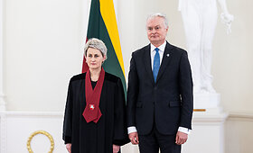 Generalinės prokurorės Nidos Grunskienės priesaika prezidentūroje