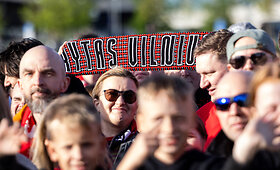Fanai prie Baltojo tilto laukia čempionų titulą i&scaron;koviojusio Vilniaus &bdquo;Ryto&ldquo;