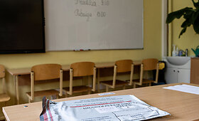 Abiturientai laiko valstybinį matematikos egzaminą