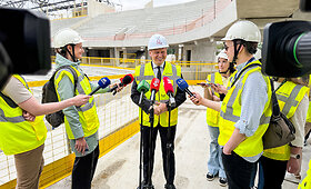 Valdas Benkunskas: susitarimų dėl nacionalinio stadiono sutarties korekcijų dar nėra