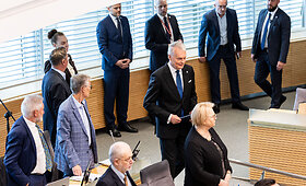Prezidentas Gitanas Nausėda Seime skaito metinį prane&scaron;imą